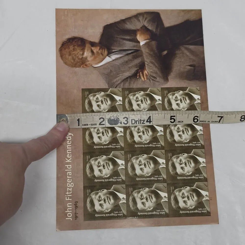 President John F Kennedy 1917-1963 USPS 2016 Forever Sheet of 12 Stamps